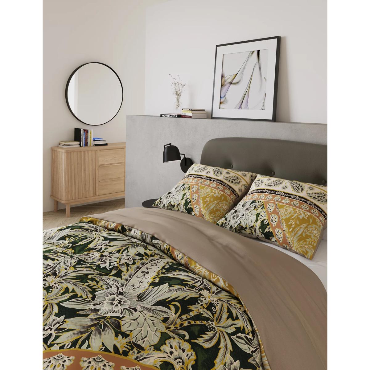 M&S Pure Cotton Tropical Paisley Bedding Set - 5FT - Multi, Multi – image 4