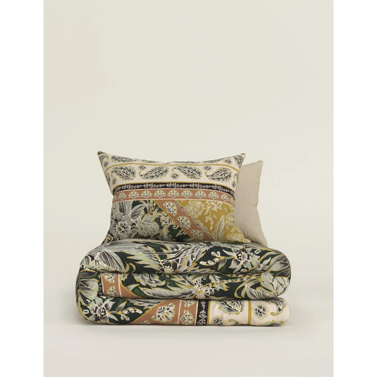 M&S Pure Cotton Tropical Paisley Bedding Set - 5FT - Multi, Multi – image 5