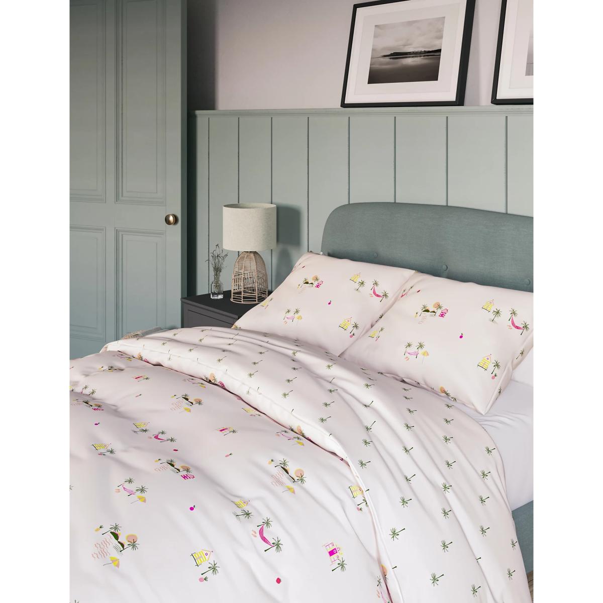 M&S Cotton Rich Beach Hut Bedding Set - DBL - Multi, Multi – image 4