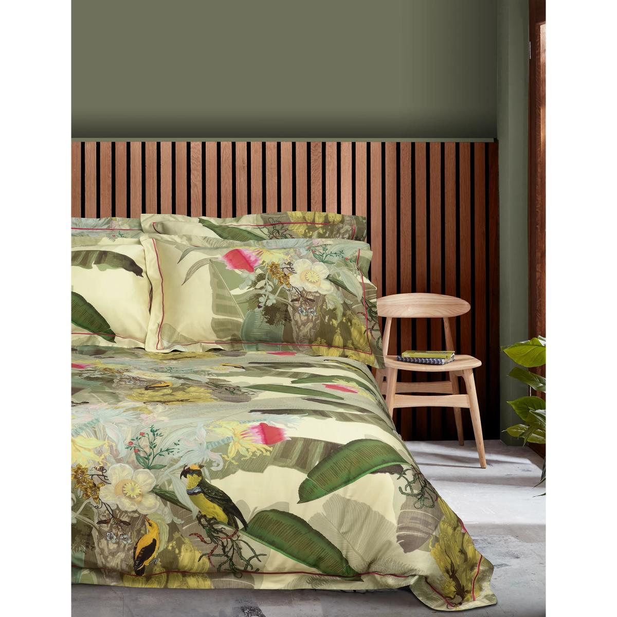 Timorous Beasties  Pure Cotton Merian Palm Bedding Set - DBL - Multi, Multi – image 2