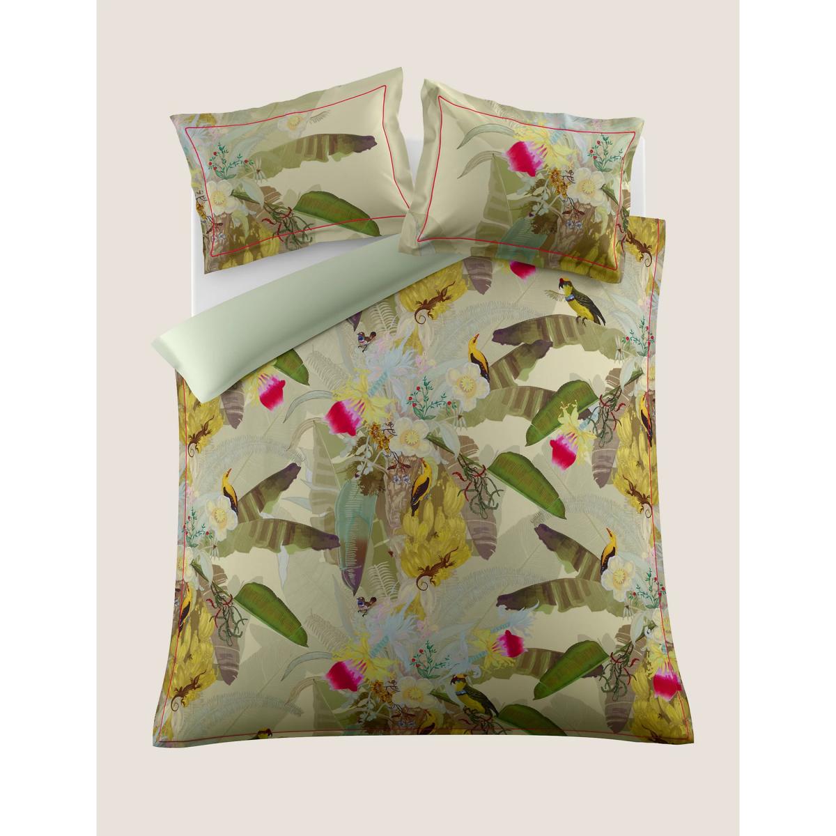Timorous Beasties  Pure Cotton Merian Palm Bedding Set - DBL - Multi, Multi – image 3
