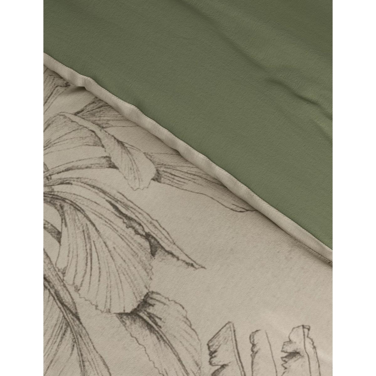M&S Pure Cotton Palm Jacquard Bedding Set - 6FT - Khaki Mix, Khaki Mix – image 3