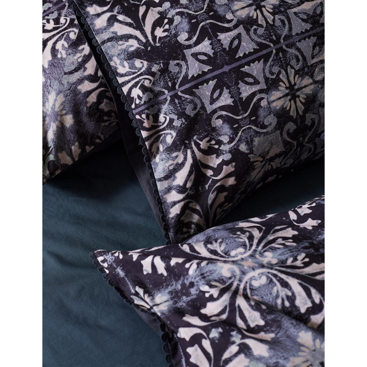 M&S X Fired Earth Paris Sandrine Bedding Set - 5FT - Navy Mix, Navy Mix – image 4