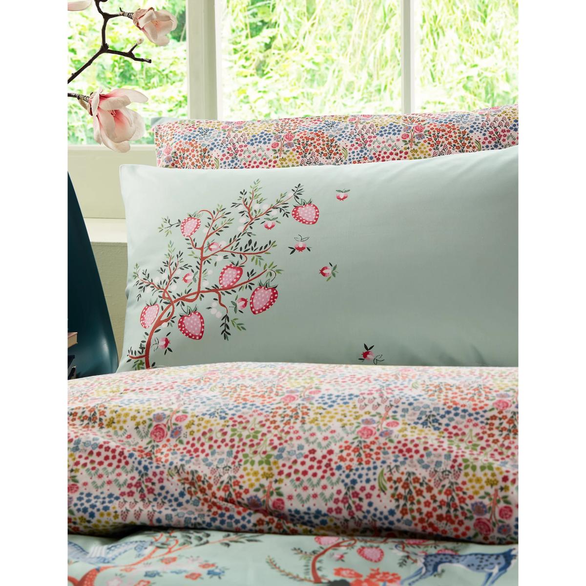 M&S Pure Cotton Painted Kingdom Bedding Set - 5FT - Multi, Multi – image 3