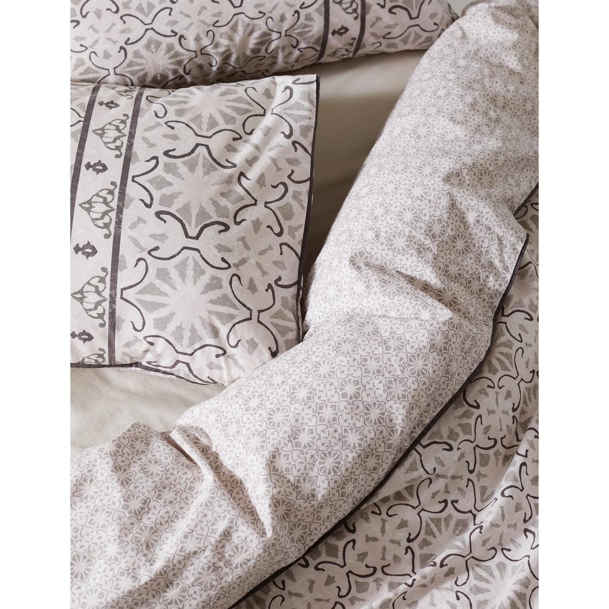 M&S X Fired Earth Marrakech Menara Bedding Set - 5FT - Gesso, Gesso – image 3