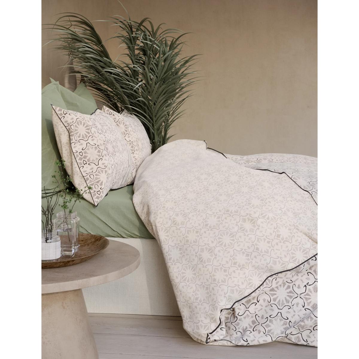 M&S X Fired Earth Marrakech Menara Bedding Set - 5FT - Gesso, Gesso – image 8