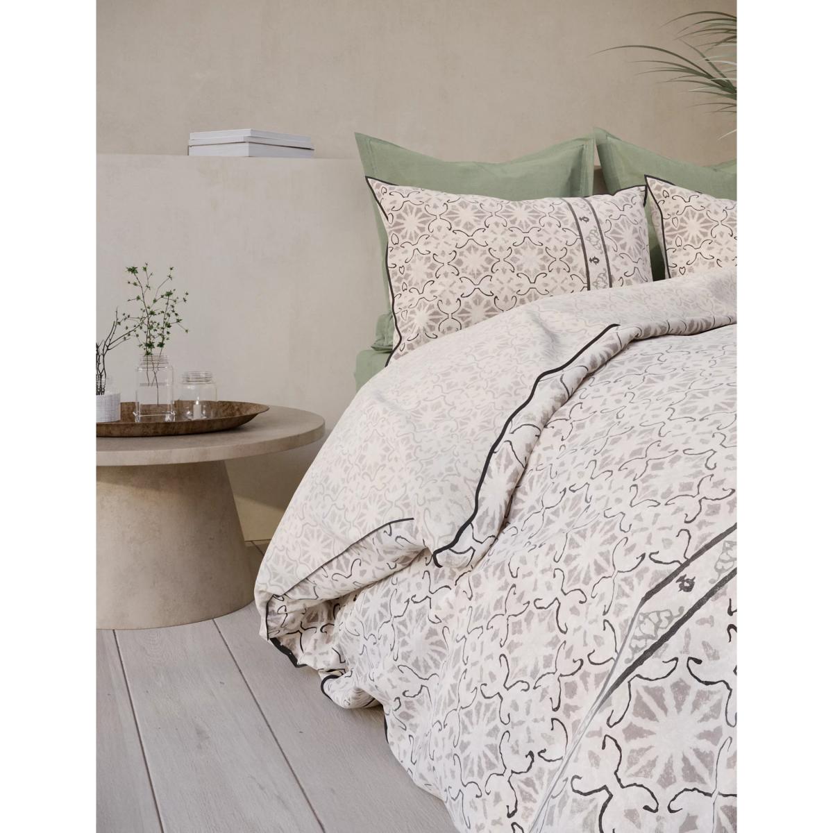 M&S X Fired Earth Marrakech Menara Bedding Set - 5FT - Gesso, Gesso – image 9