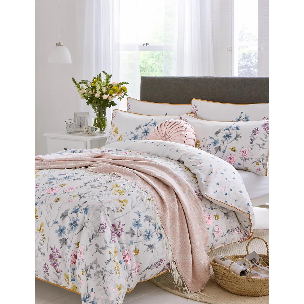Laura Ashley Pure Cotton Wild Meadow Bedding Set - 5FT - Multi, Multi – image 2