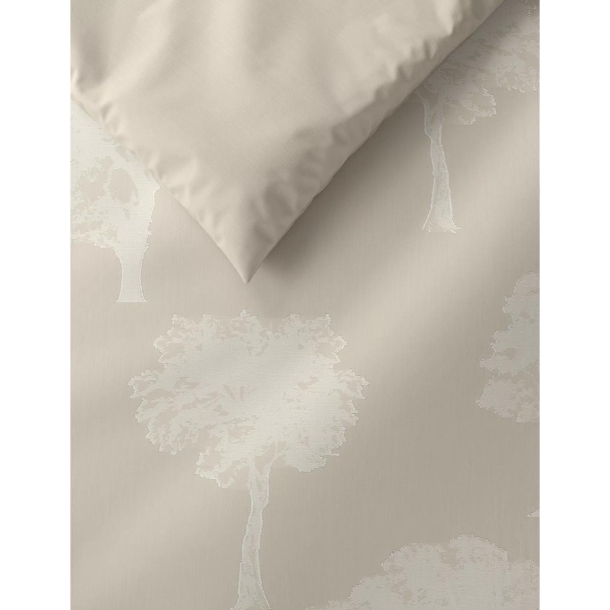 M&S Cotton Rich Tree Jacquard Bedding Set - 6FT - Neutral, Neutral – image 3