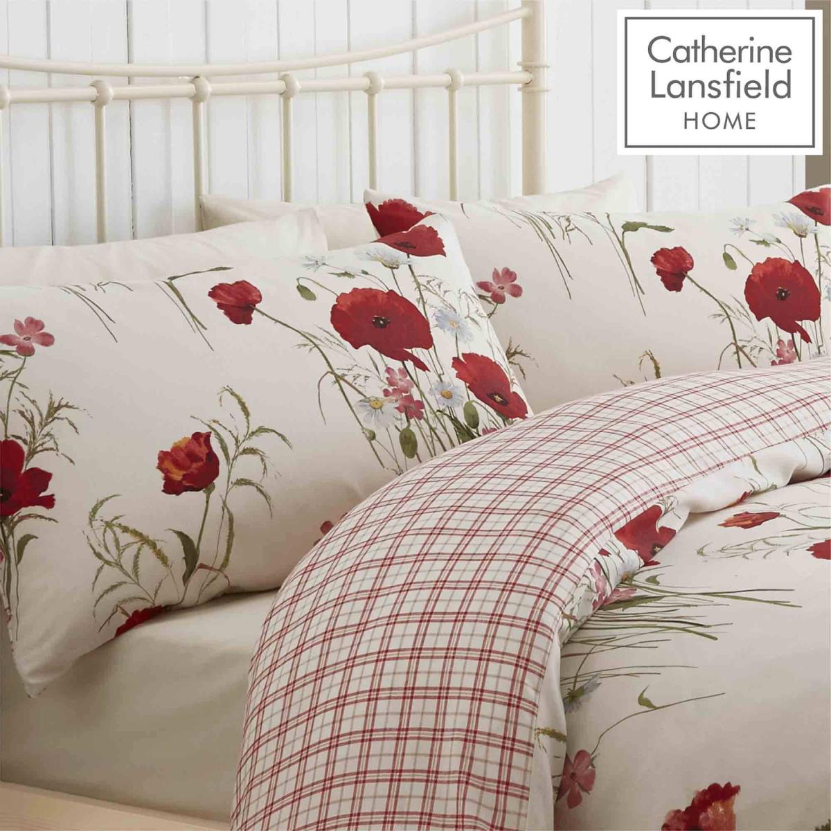 Catherine Lansfield Wild Poppies Quiltset Multi – image 3