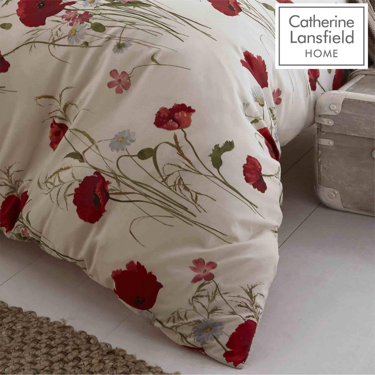 Catherine Lansfield Wild Poppies Quiltset Multi – image 4