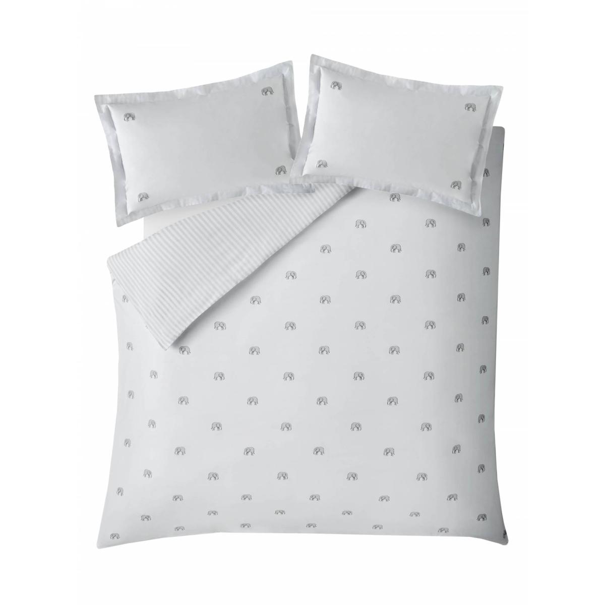 Sophie Allport Elephant Quilt Set White – image 2