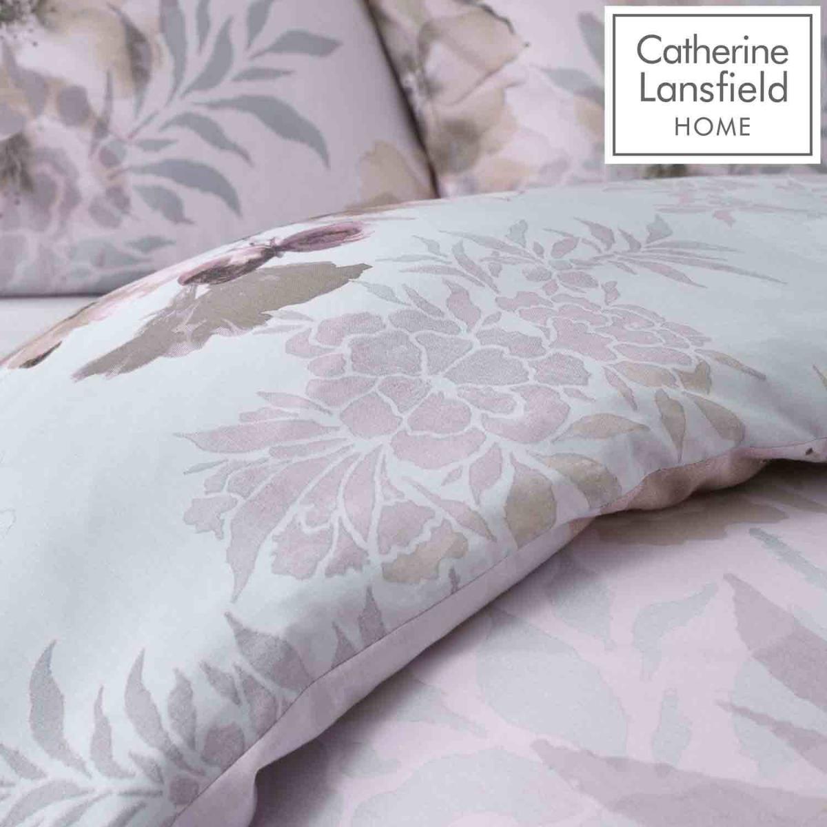 Catherine Lansfield Dramatic Floral Quiltset Blush – image 5