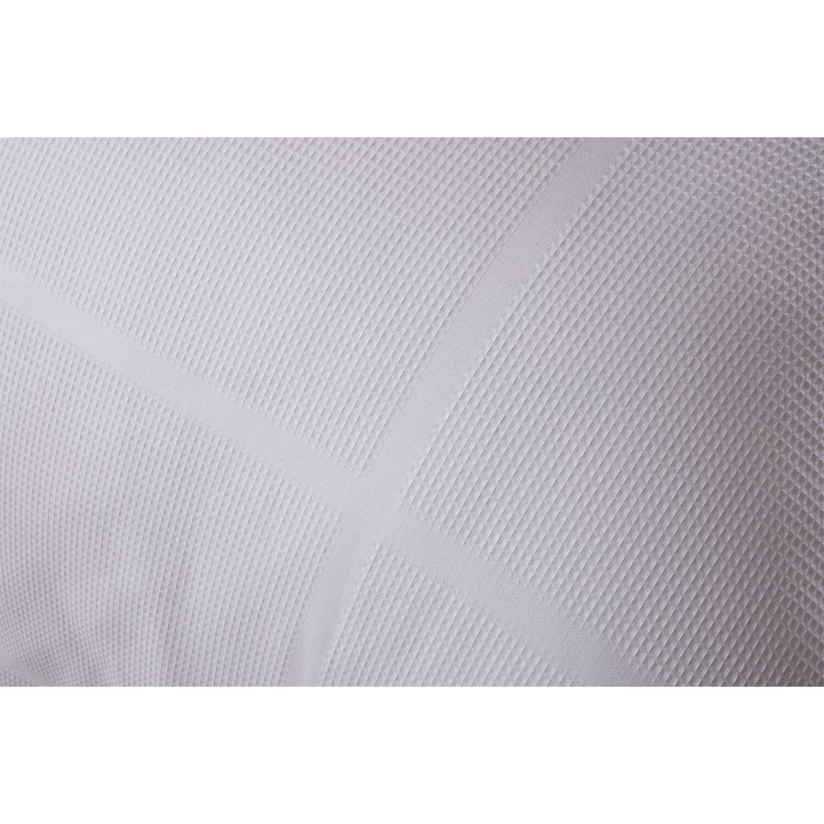 Luxury Waffle Check White Duvet Cover and Pillowcase Set - Super King – image 4