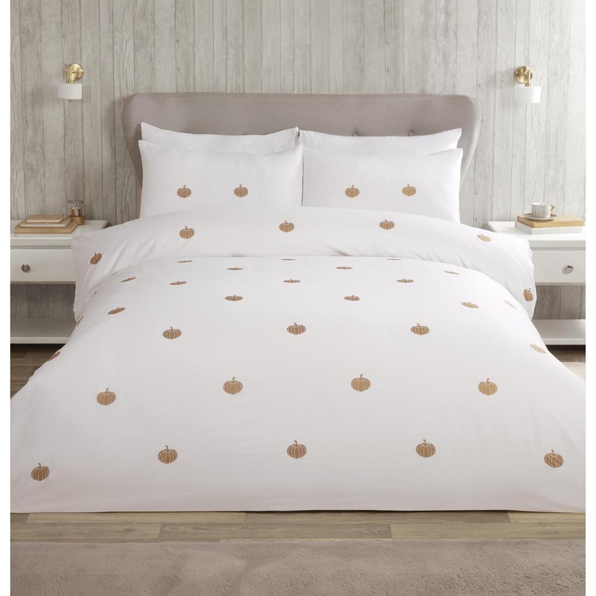 Glitter Pumpkins Duvet Cover and Pillowcase Set - Double – image 2