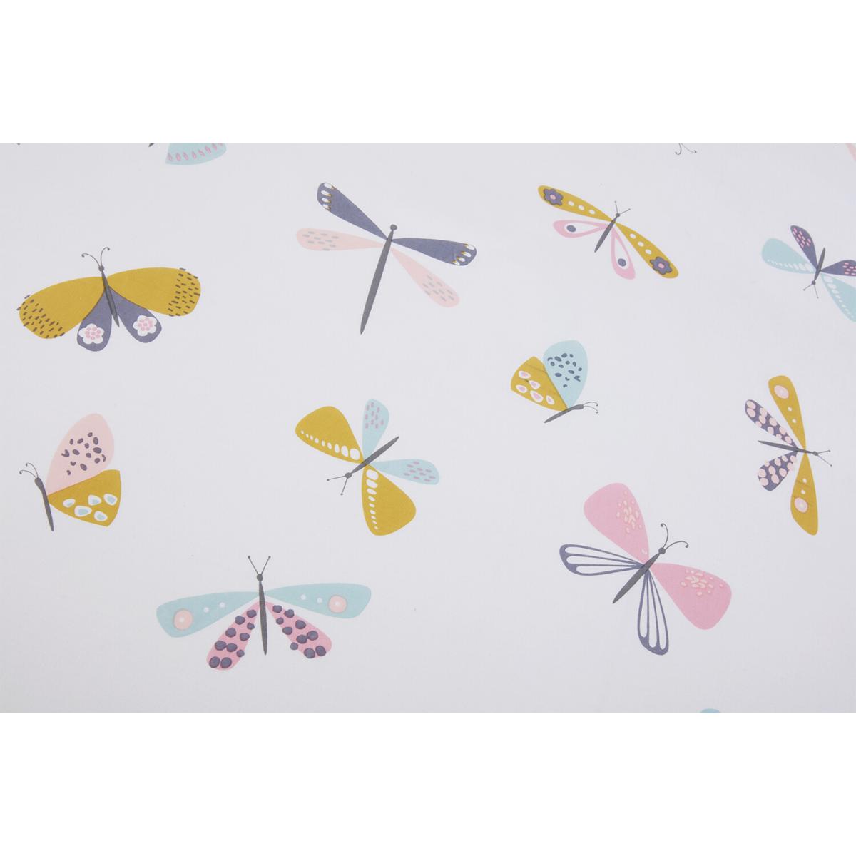 Butterfly Duvet Cover and Pillowcase Set - White – image 6