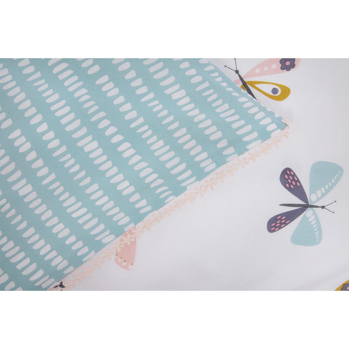 Butterfly Duvet Cover and Pillowcase Set - White – image 8