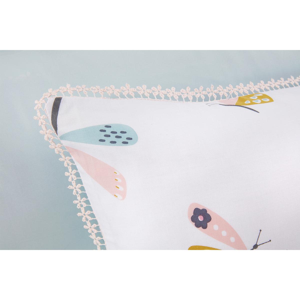 Butterfly Duvet Cover and Pillowcase Set - White – image 9