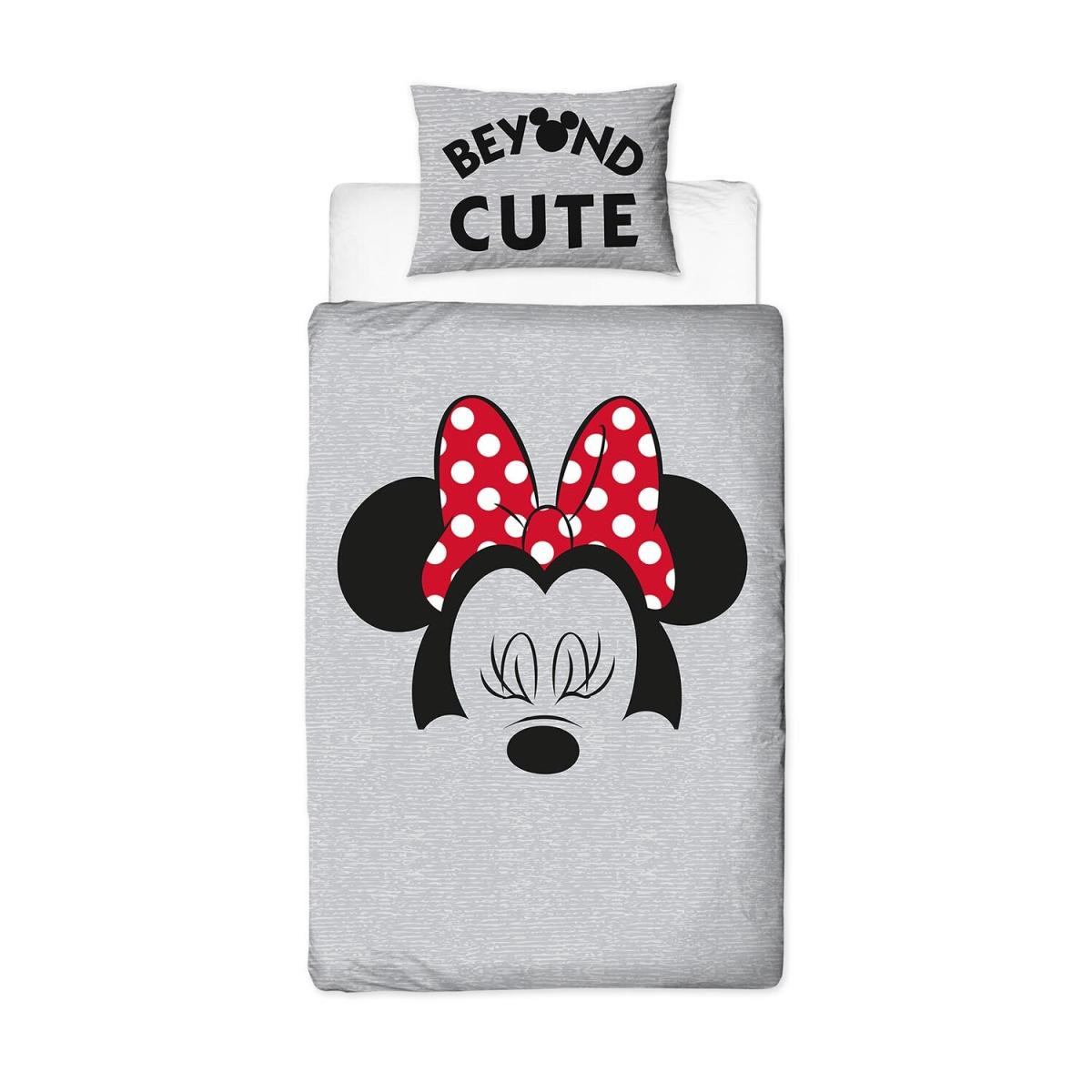 Minnie Mouse Cute Panel Duvet Cover and Pillowcase Set - Red – image 3
