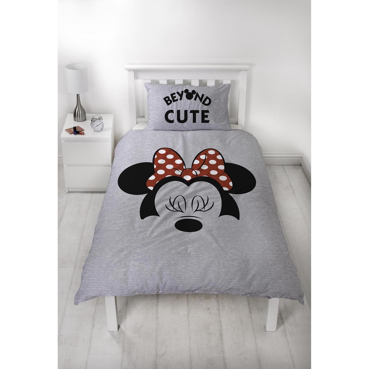 Minnie Mouse Cute Panel Duvet Cover and Pillowcase Set - Red – image 6