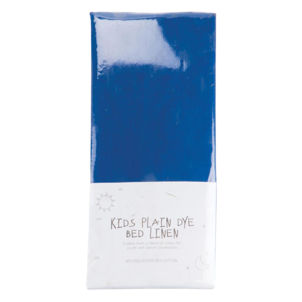 Fitted Sheet and Pillowcase Set  - Blue – image 4