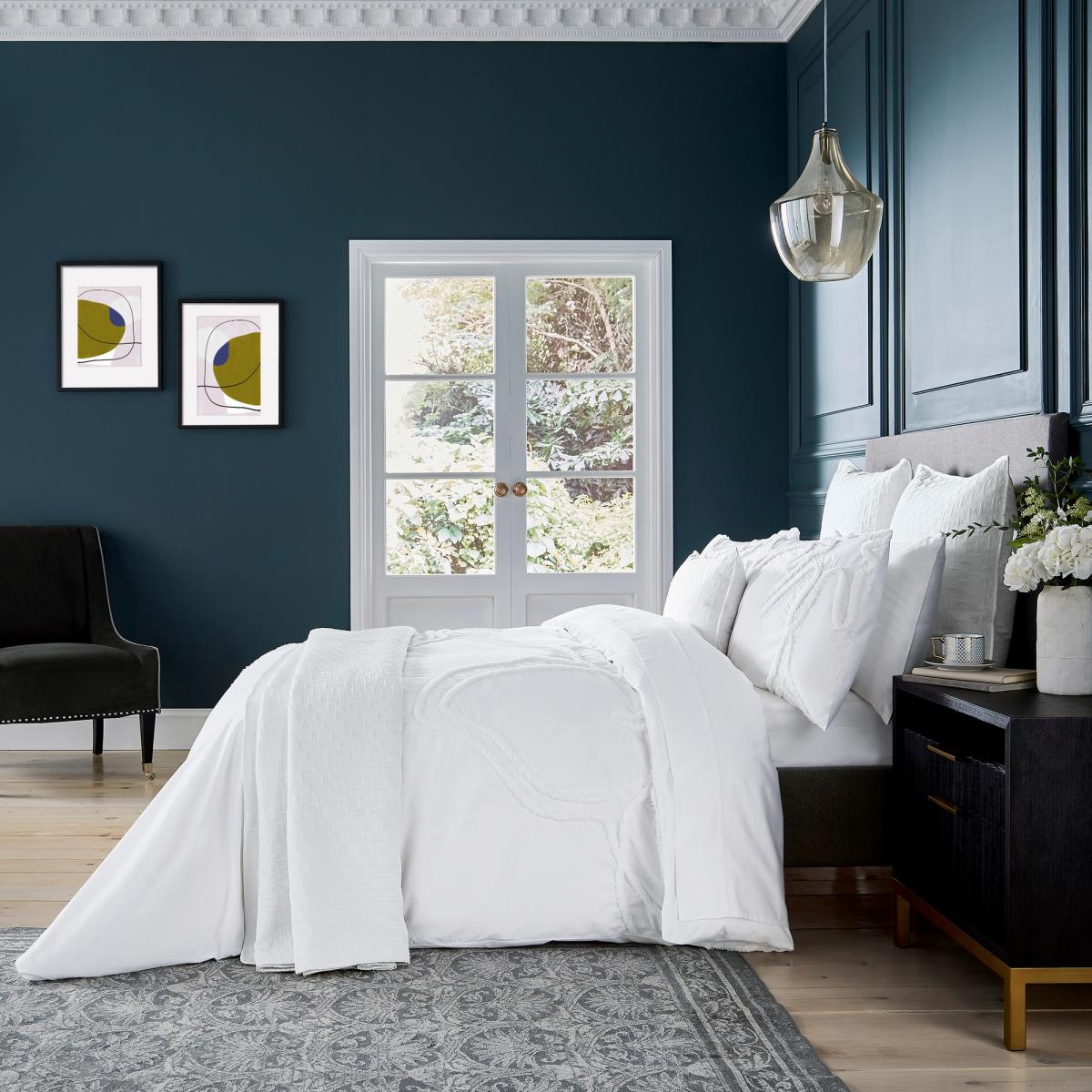 Magnolia Tufted Textured Bedding by Ted Baker in White – image 2