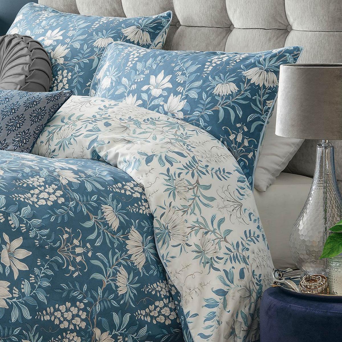 Parterre Cotton Bedding Set by Laura Ashley in Seaspray Blue – image 2