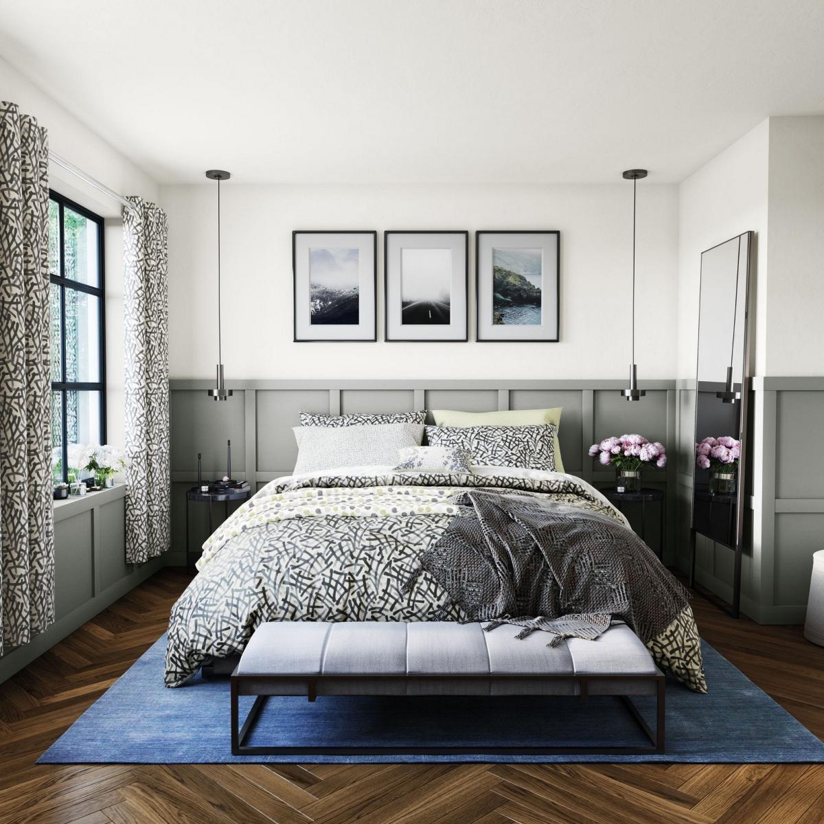 Anise Bedding and Pillowcase By Helena Springfield in Charcoal Grey – image 2