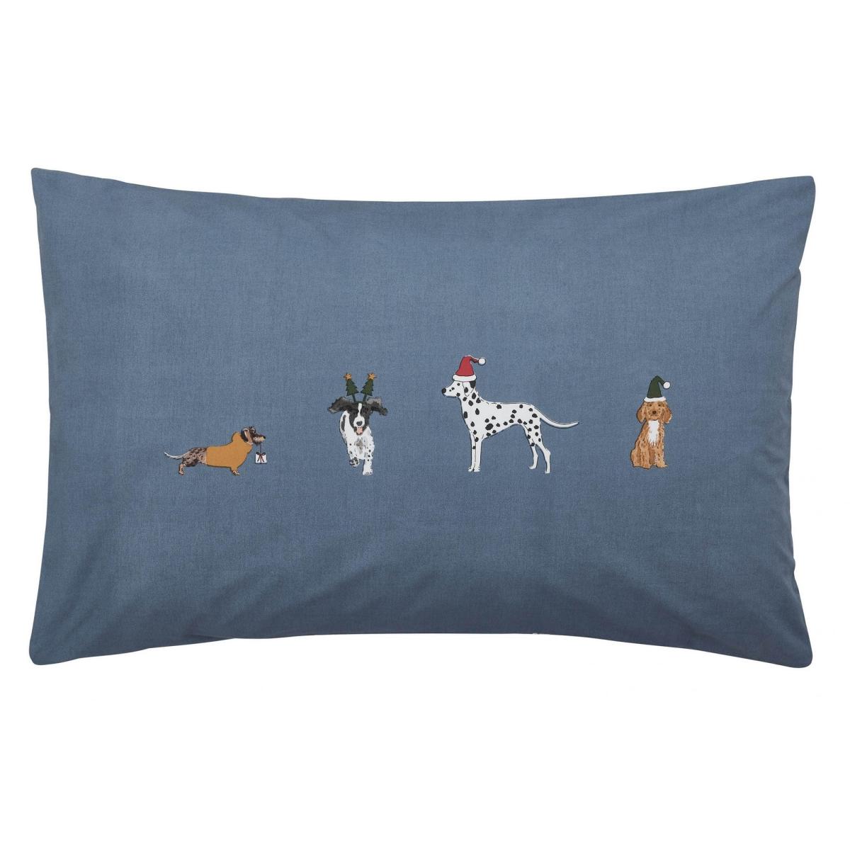 Christmas Dogs Bedding in Midnight Blue By Sophie Allport – image 2