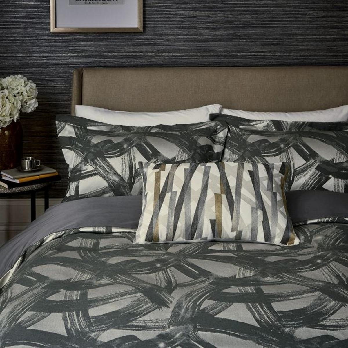 Typhonic Bedding and Pillowcase By Harlequin in Graphite Grey – image 2