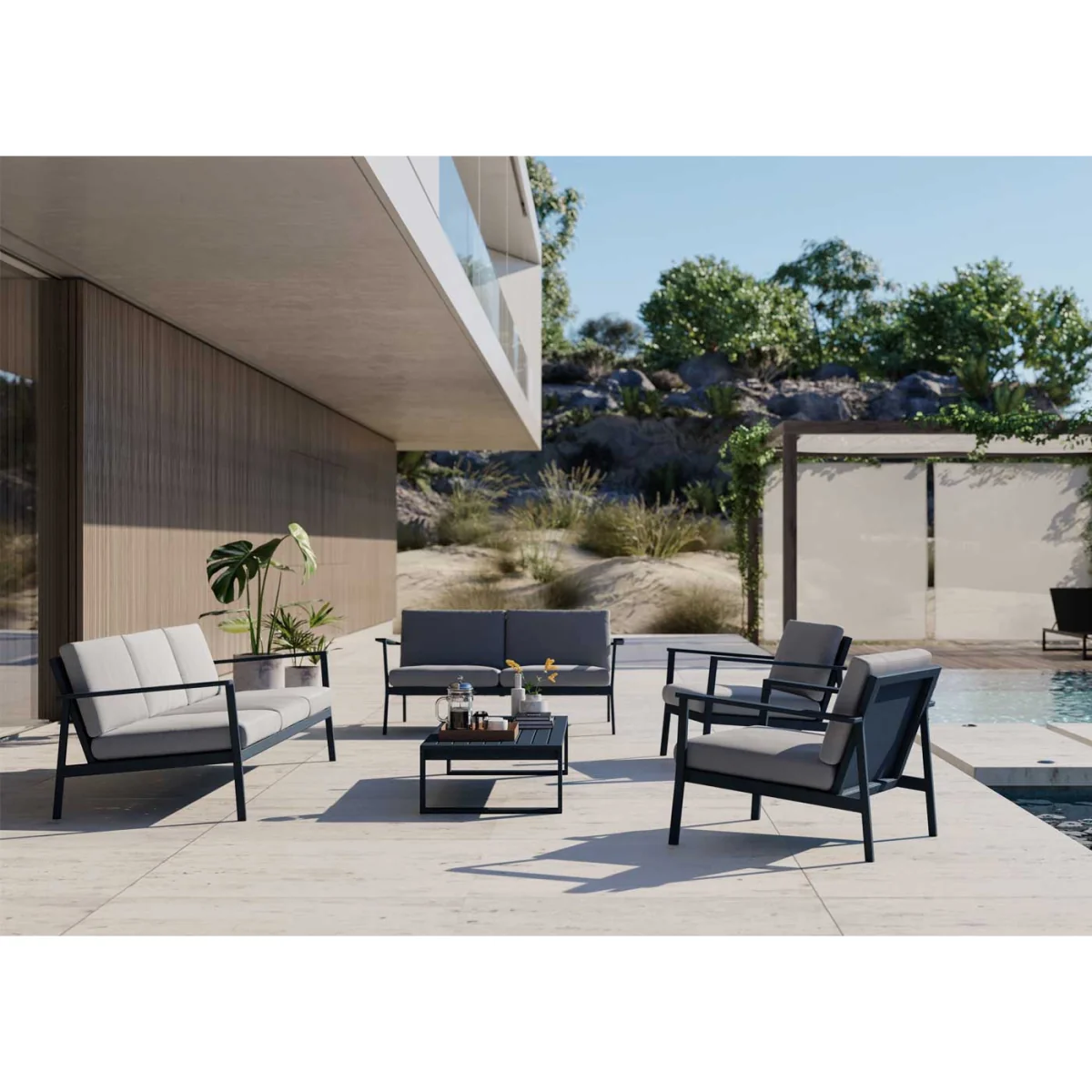 Case Eos Outdoor 2 Seater Sofa Rust – image 2