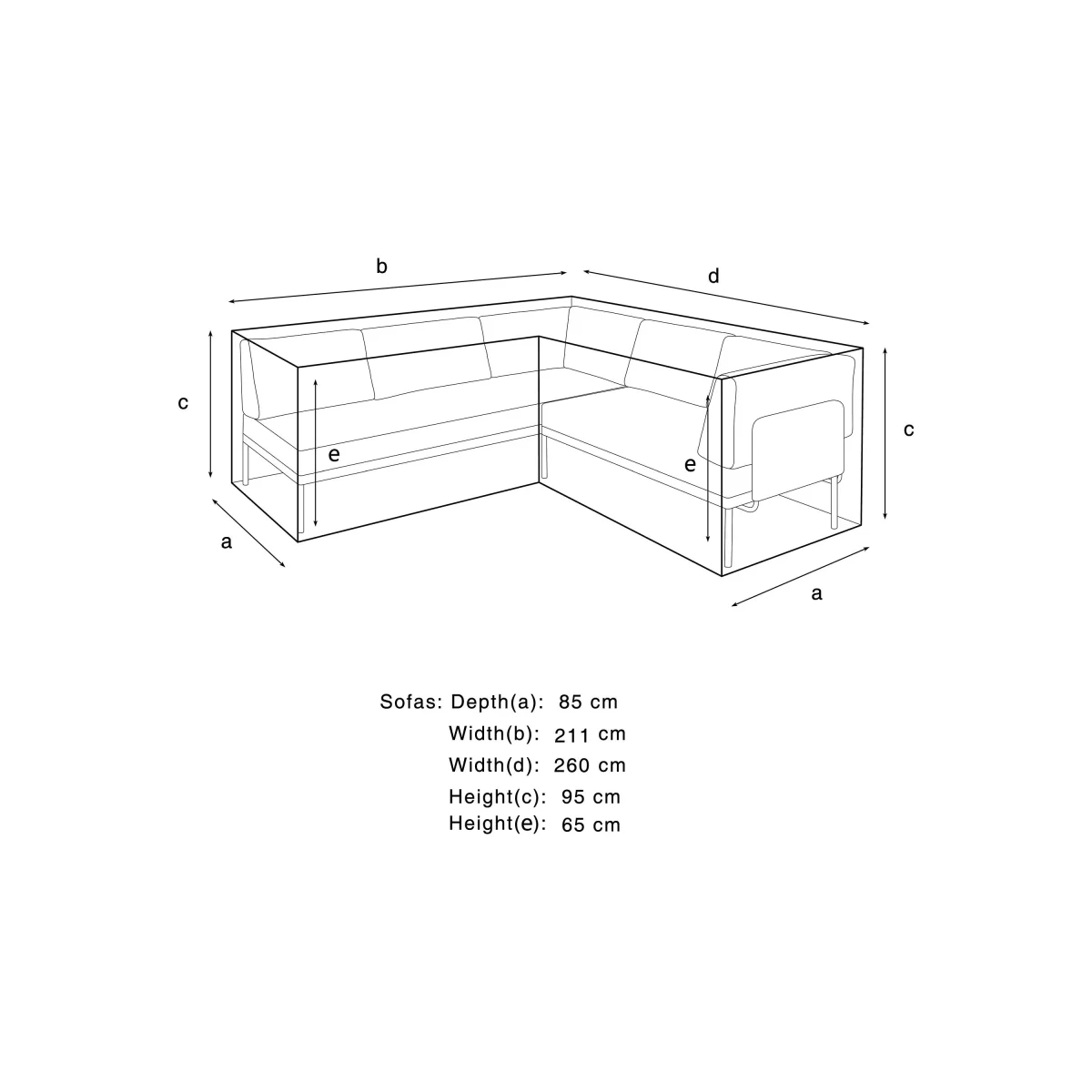 John Lewis Garden Corner Sofa Furniture Cover – image 6