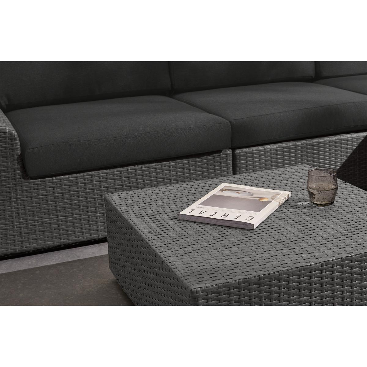 Cordon Garden Modular Ottoman, Dark Grey – image 5