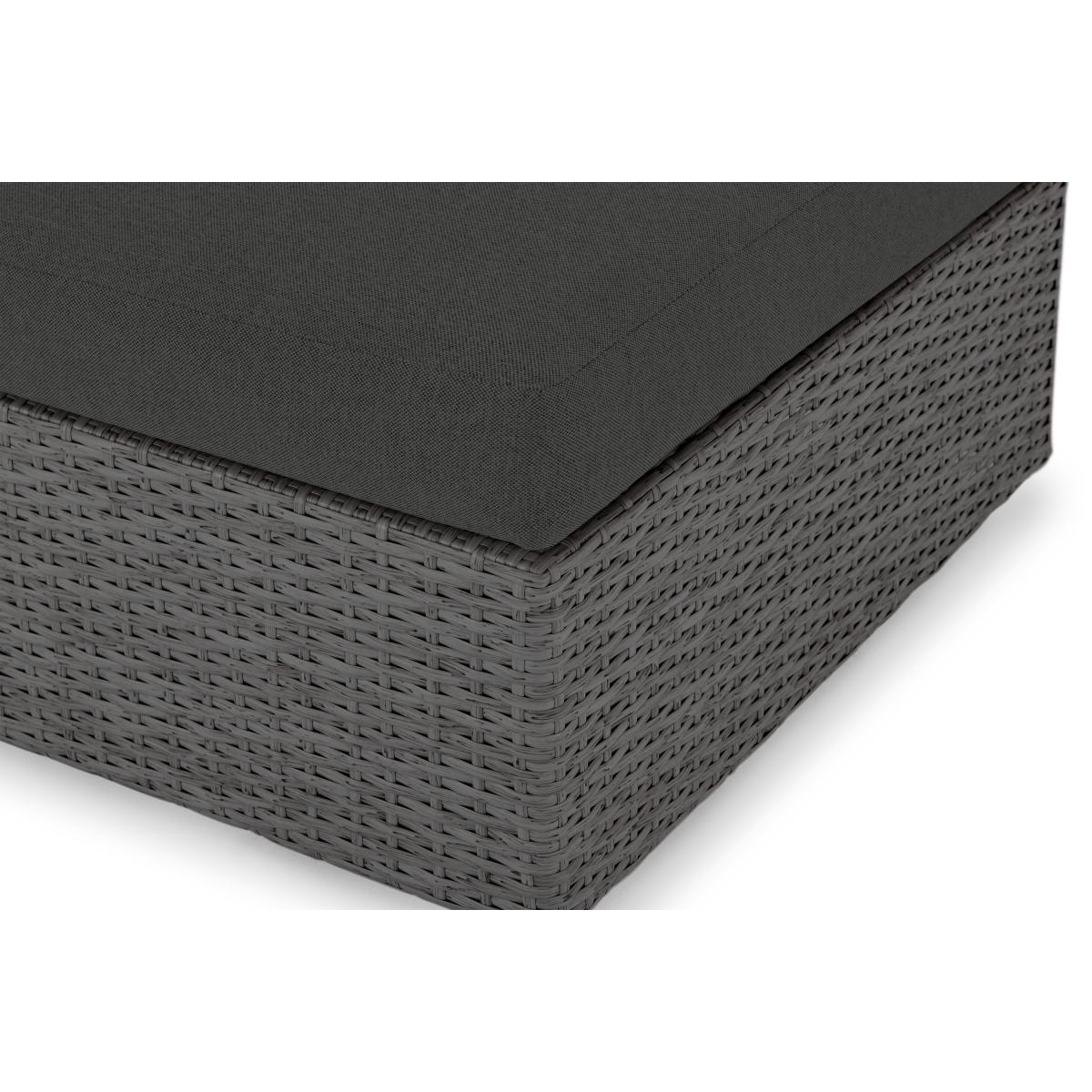 Cordon Garden Modular Ottoman, Dark Grey – image 7