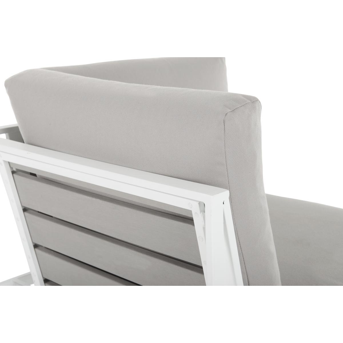 Catania Garden Modular Corner Unit, White and Polywood – image 4