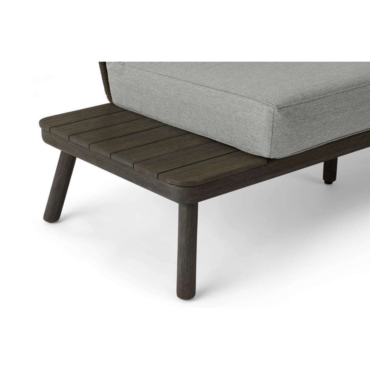 Alif Garden Corner Lounge set, Concrete, Grey and Grey Eucalyptus – image 6