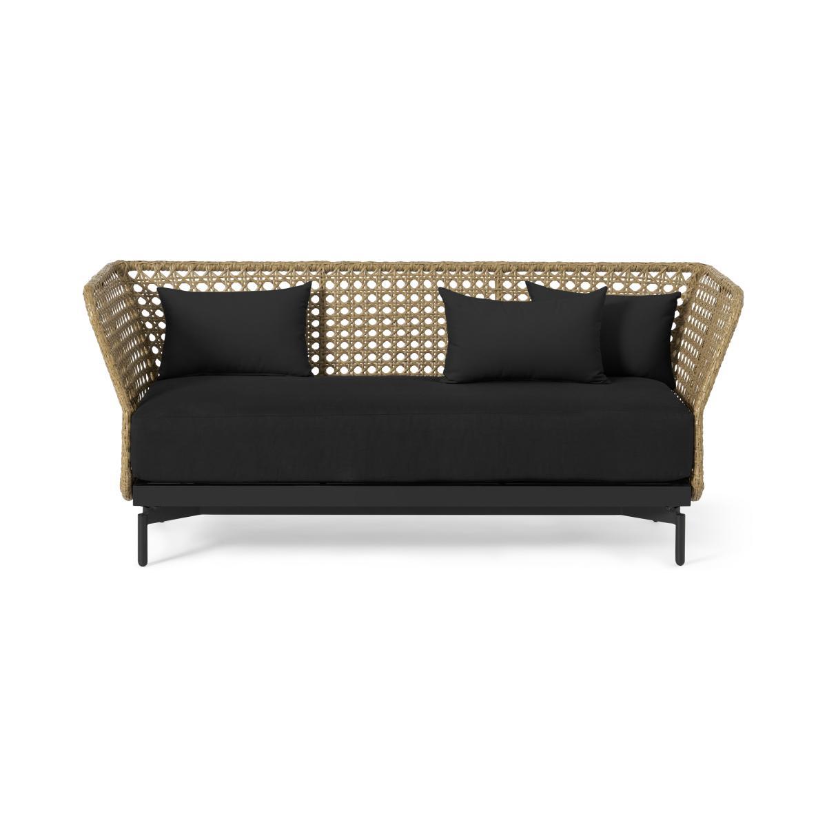 Balawa Garden 3 Seater Sofa, Natural & Grey – image 2