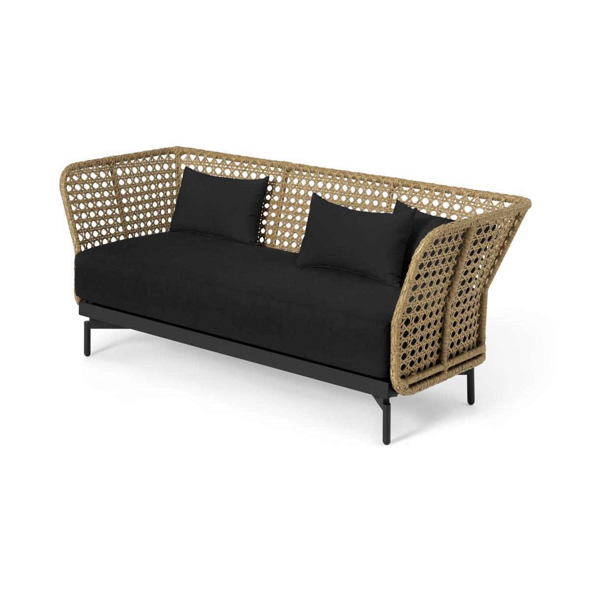 Balawa Garden 3 Seater Sofa, Natural & Grey – image 3
