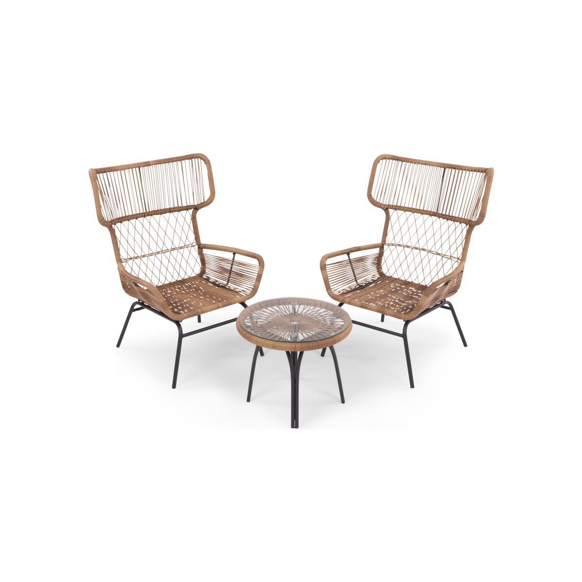 Lyra Garden Lounge Set, Charcoal Grey – image 4