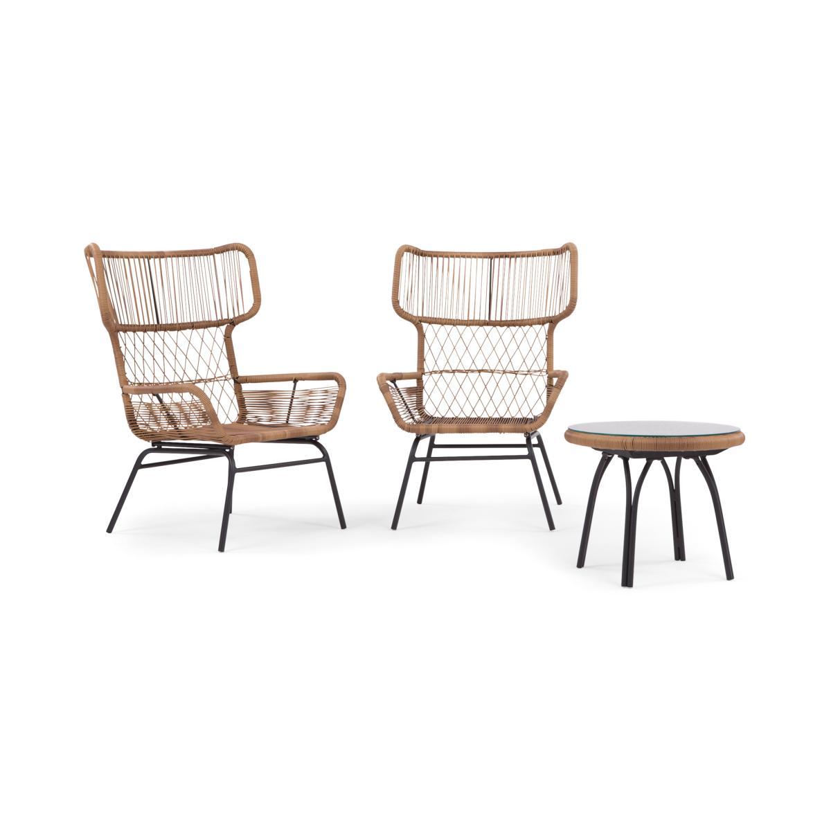 Lyra Garden Lounge Set, Charcoal Grey – image 7