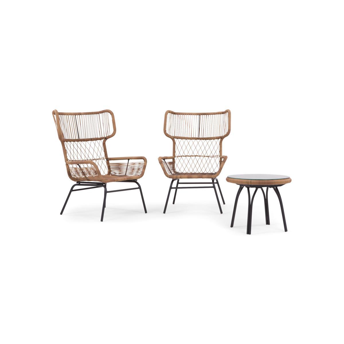 Lyra Garden Lounge Set, Charcoal Grey – image 8