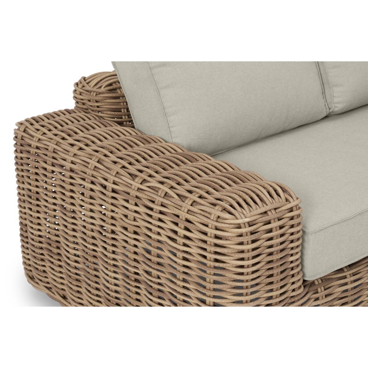 Meera Garden Corner Set, Natural & Cream Polyweave – image 5