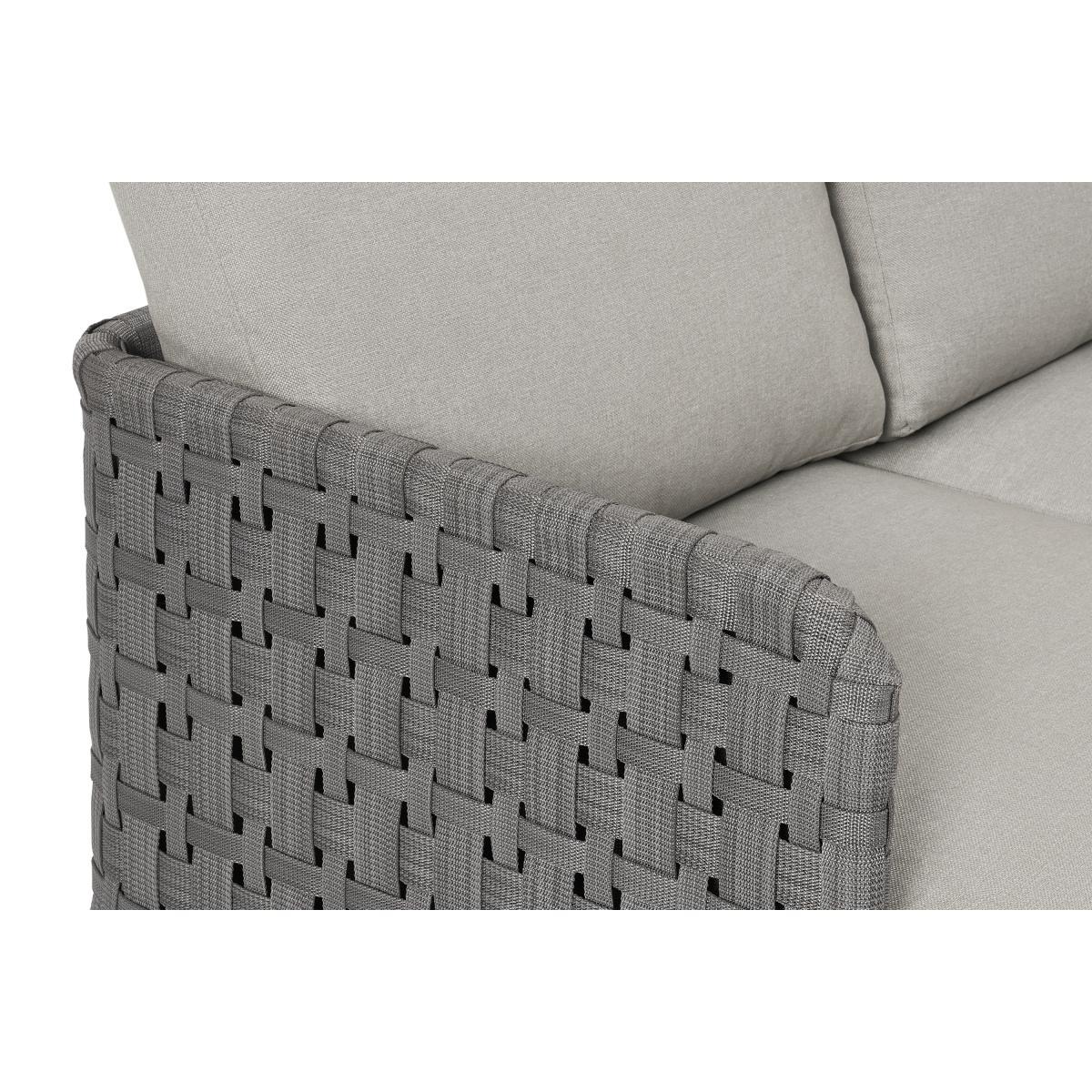 Kolbe Garden Corner Lounge Set, Grey & Acacia – image 8