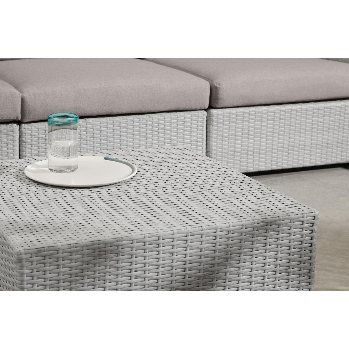 Cordon Garden Modular Ottoman, Grey – image 5