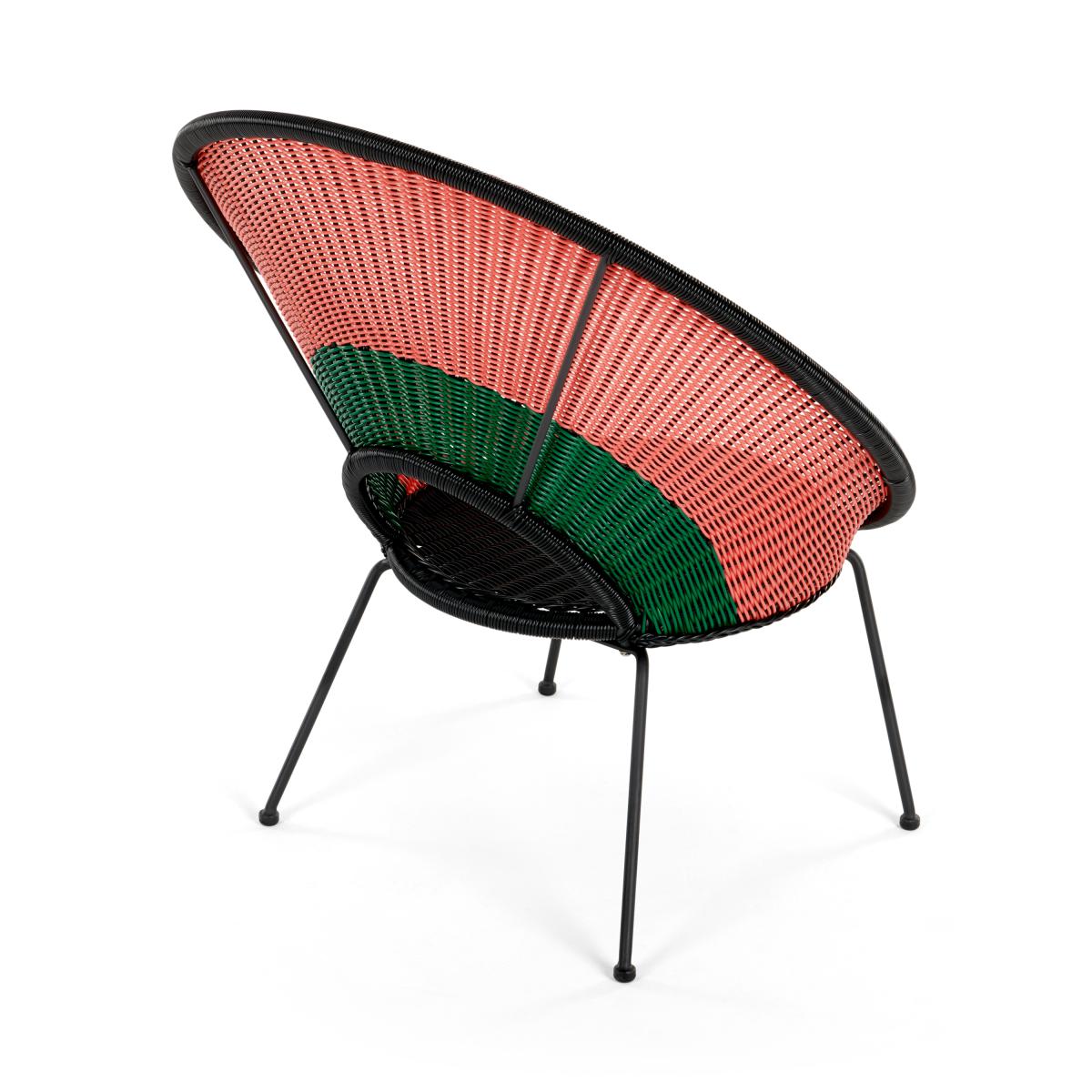 Yuri Garden Lounge Chair, Multi Woven Pink – image 12