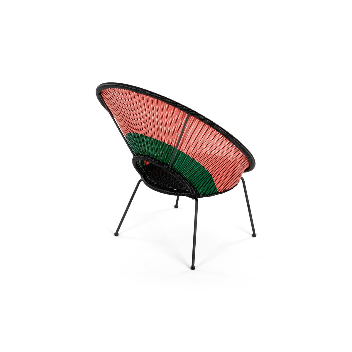 Yuri Garden Lounge Chair, Multi Woven Pink – image 6