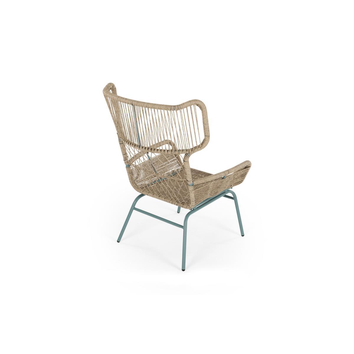 Lyra Garden Lounge Set, Grey and Blue – image 5