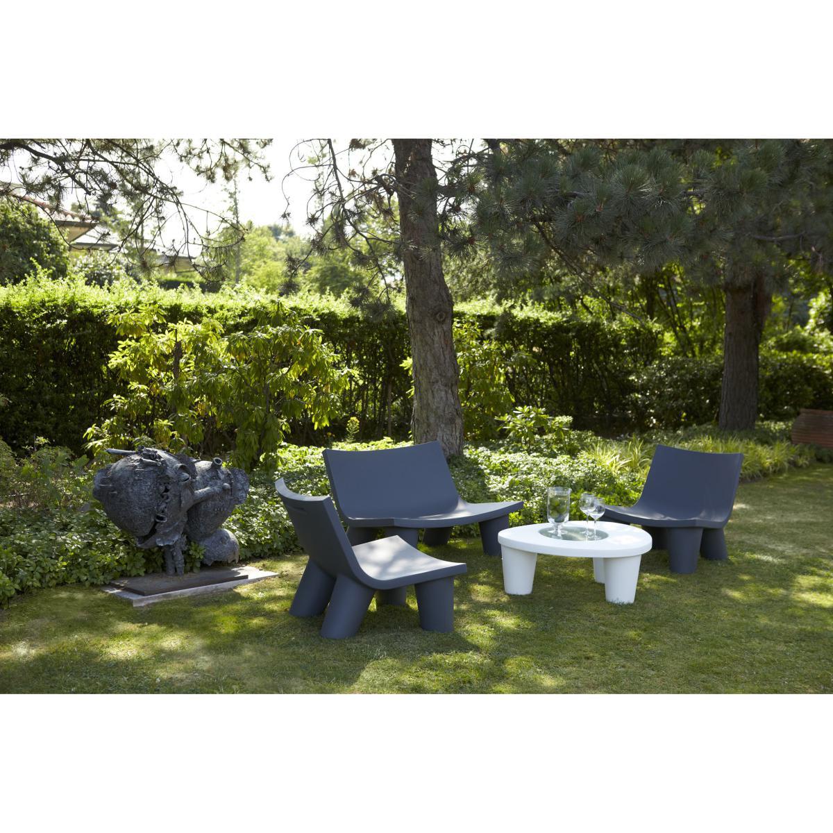 Low Lita Love 2 seater sofa - / L 118 cm by Slide Grey – image 2