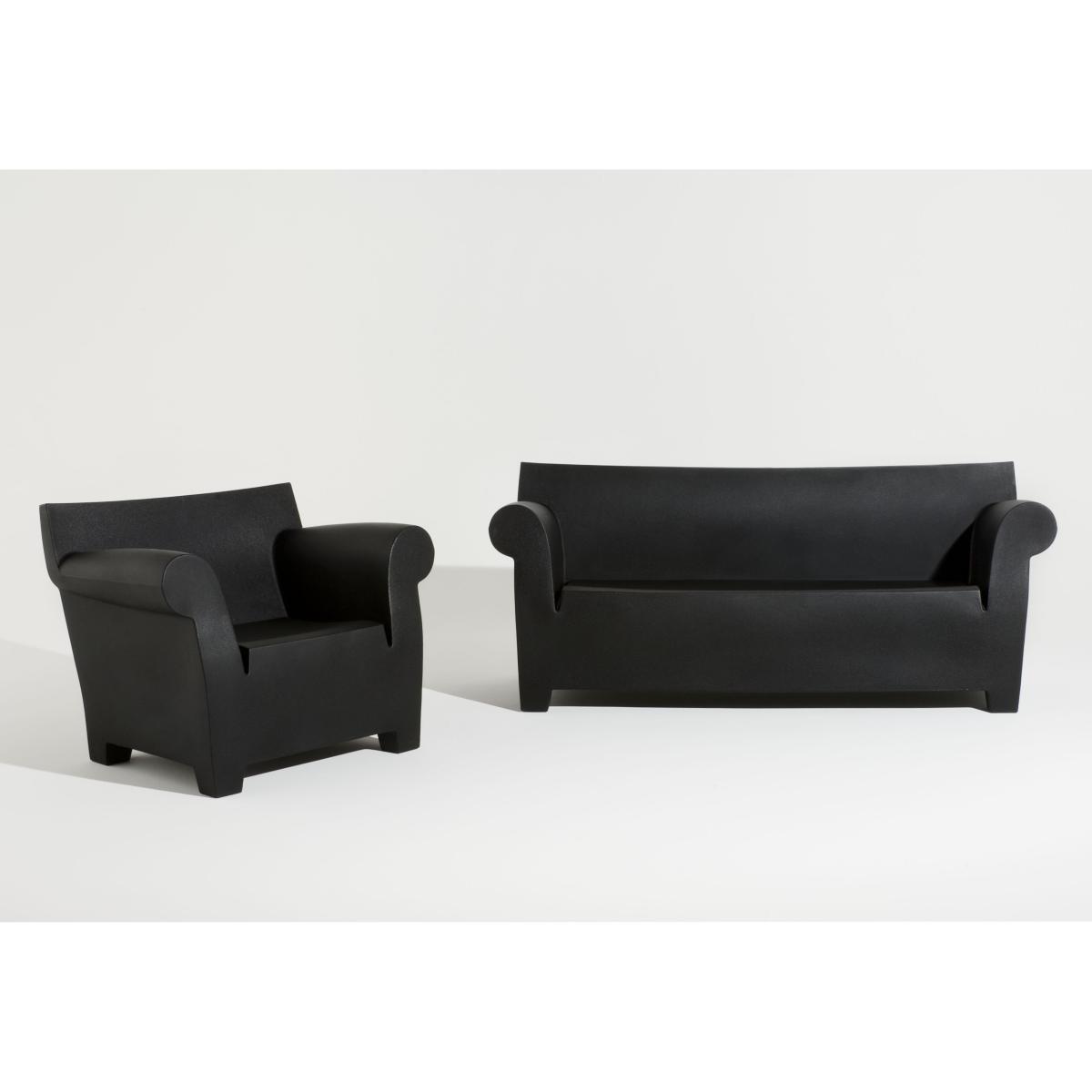 Bubble Club 2 seater sofa by Kartell Grey – image 3