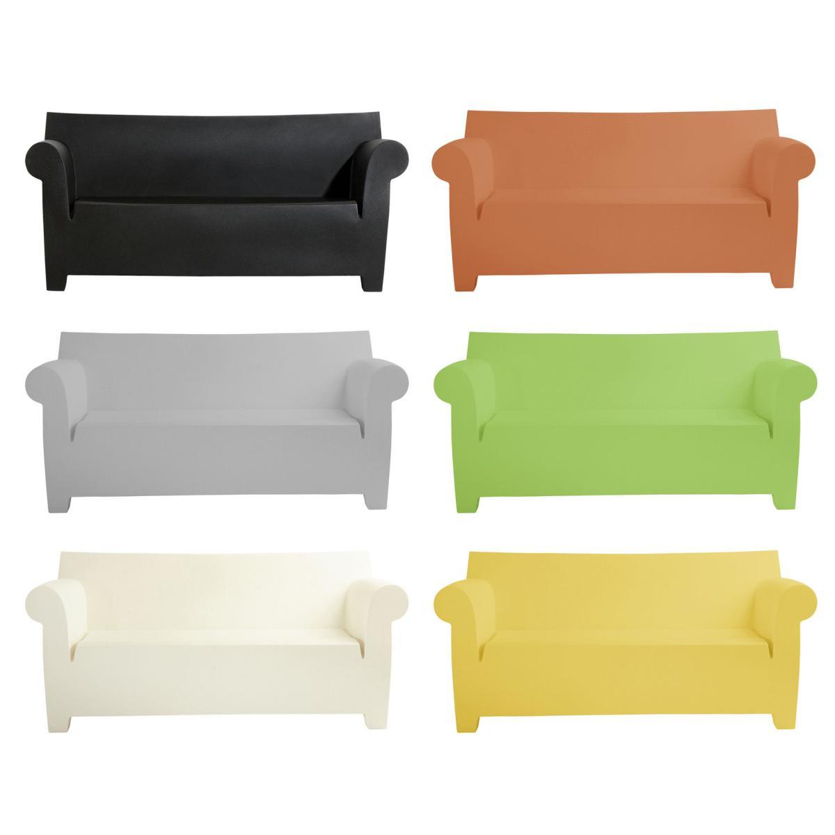 Bubble Club 2 seater sofa by Kartell Grey – image 4